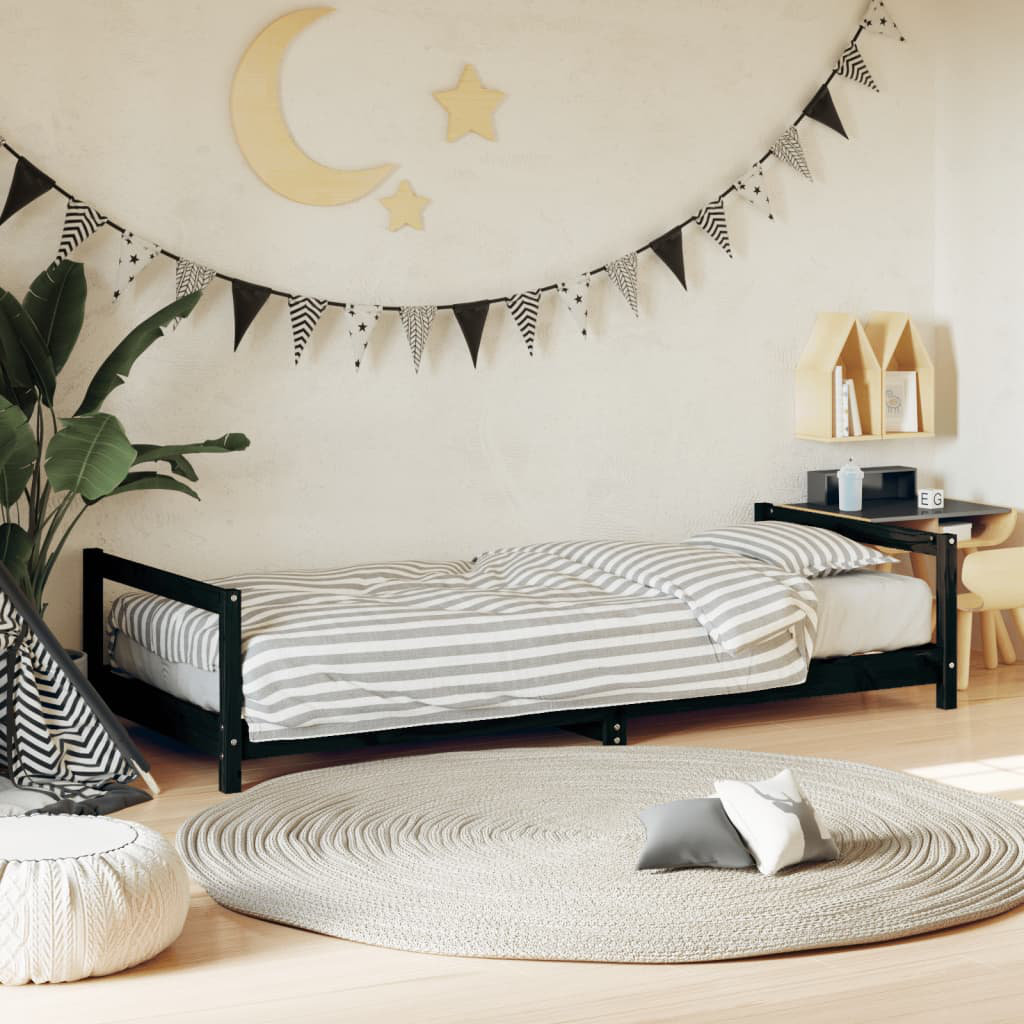DEvidaxl Kids Standard Black European Single (90 x 200cm)